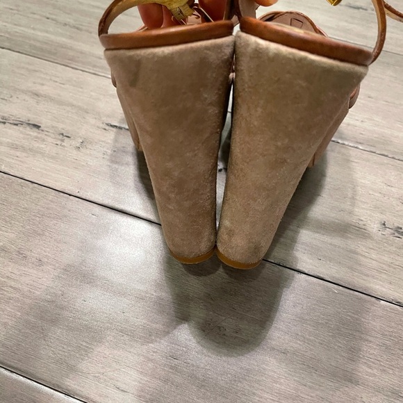 Michael kors platform sandals brown 8.5 - Picture 2 of 5